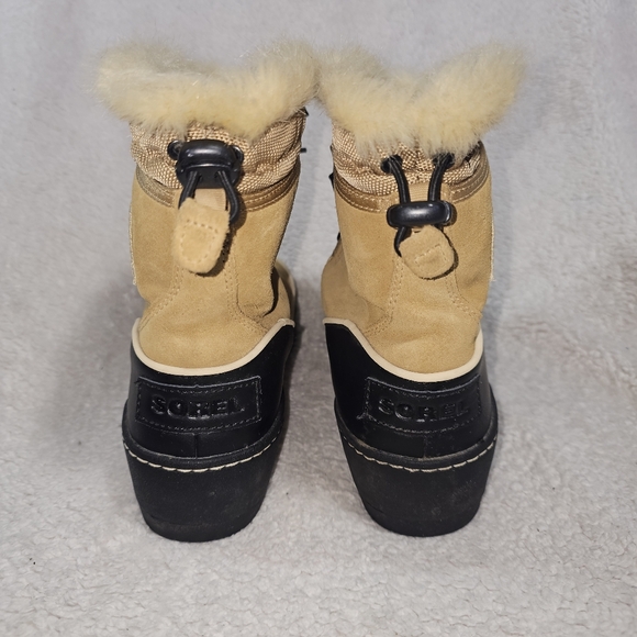 Sorel Tivoli Inner Fleece Lace Up Snow Boots 24Cm Beige Size 8.5 - Picture 11 of 14